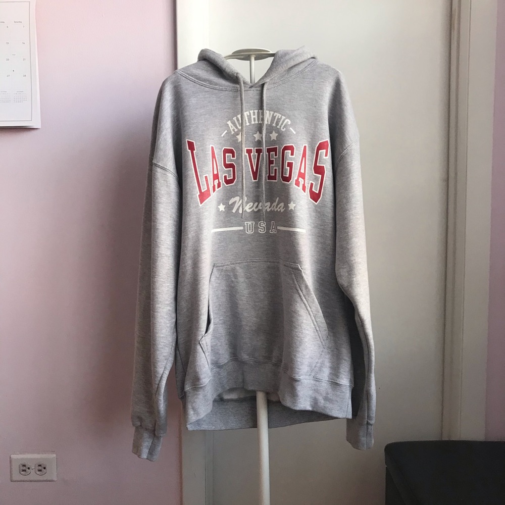 Las Vegas, Nevada Gray Hoodie